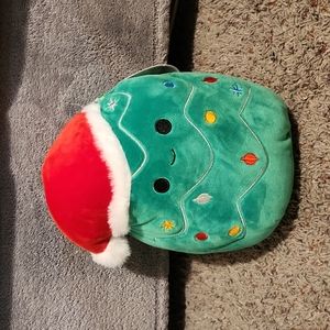 8" Squishmallows "Carol" Xmas tree w/ hat